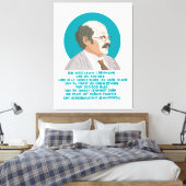 Lottogewinner Erwin Lindemann - Loriot - Funny Leinwanddruck (Insitu (Schlafzimmer))