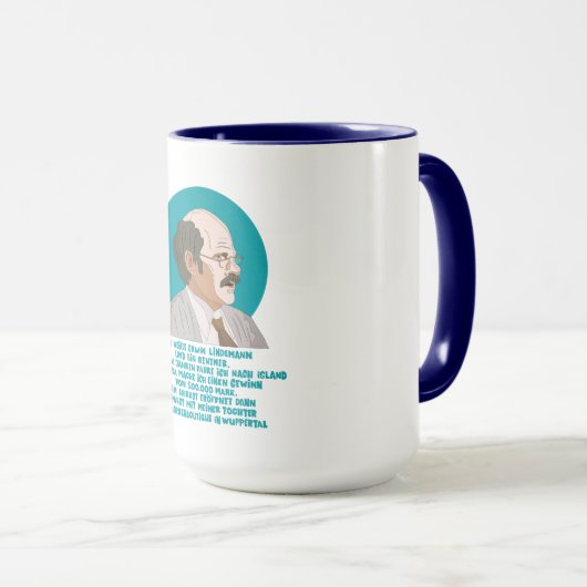 Lottogewinner Erwin Lindemann - Loriot - Funny Tasse (VorderseiteRechts)