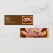 Lotus1 dünnes 3"" Visitenkarte x1 (Vorne/Hinten)