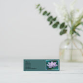 Lotus5 dünnes 3"" Visitenkarte x1 (Stehend Vorderseite)