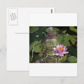Lotus 1 & Buddha Postkarte (Vorne/Hinten)