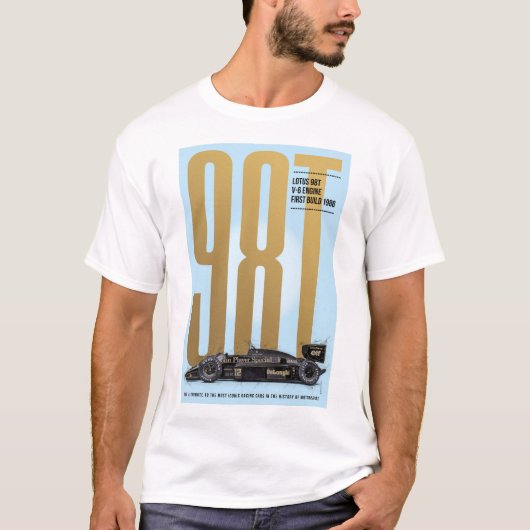 Lotus 98T T-Shirt (Vorderseite)