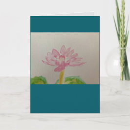 Lotus! Aquarell / Karte