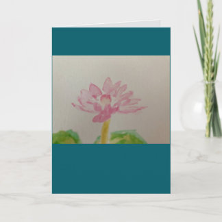 Lotus! Aquarell / Karte