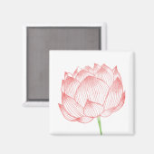 Lotus Art Magnet (Vorderseite/Rückseite)