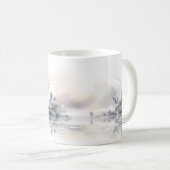 Lotus auf dem Wasser Kaffeetasse (VorderseiteRechts)