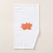 Lotus Bath Handtuch Set - weiß (Handtuch)