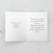 Lotus-Beileid-Karte Karte (Innenseite)