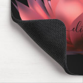 Lotus Black Personalisiert Mousepad (Ecke)