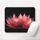Lotus Black Personalisiert Mousepad (Mit Mouse)