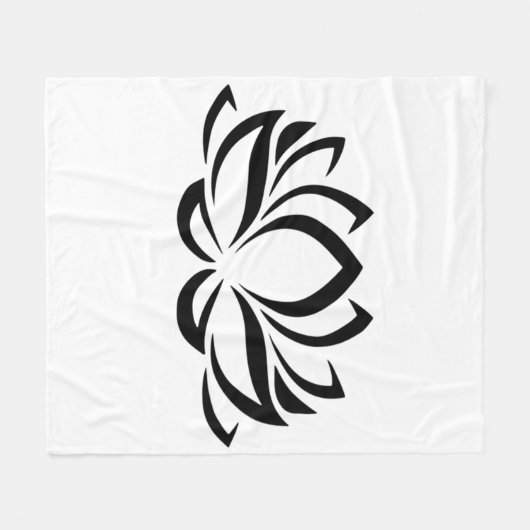 Lotus Blanket Fleecedecke (Vorderseite (Horizontal))