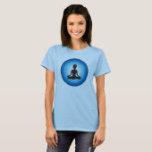 Lotus-Blau T-Shirt (Vorne ganz)