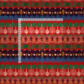 Lotus block Christmas Stoff (Kachel)