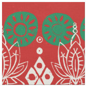 Lotus block Christmas Stoff (Nahaufnahme)