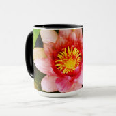 Lotus Bloom Fotografie Tasse (Vorderseite Links)