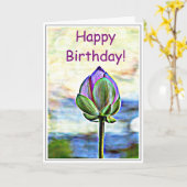 Lotus Bloom Karte (Gelbe Blume)