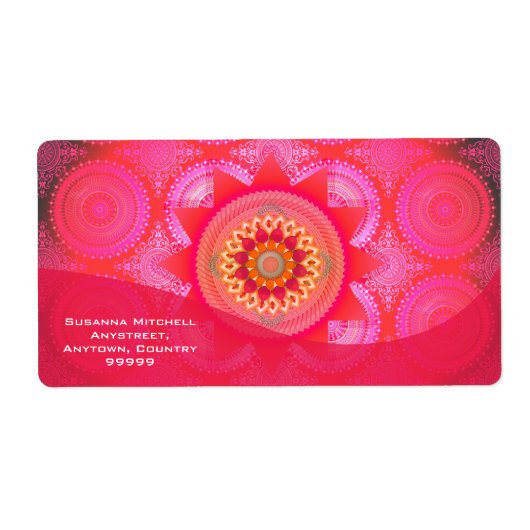 Lotus Bloom PInk Mandala (Vorne)