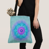 Lotus Bloom Turquoise Mandala ID129 Tasche (Von Nahem)