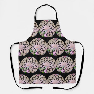 Lotus Blossom Floral Springtime Pastell Pink Schürze