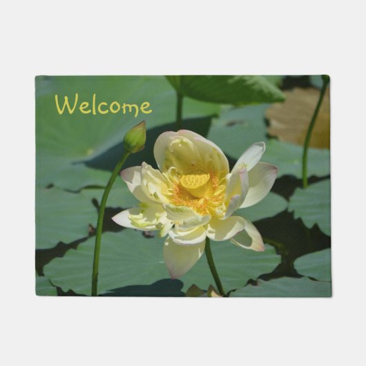 Lotus Blossom Fußmatte (Vorderseite)