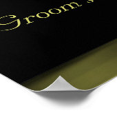 Lotus Blossom (Henna)(Gold) Poster (Ecke)