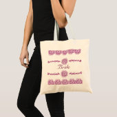 Lotus Blossom (Henna) (Rosa) Tragetasche (Vorderseite (Produkt))