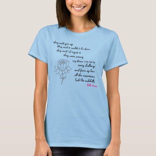 Lotus Blossom Inspiration T-Shirt (Vorderseite)