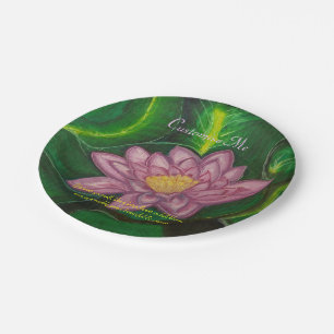 Lotus Blossom (Lily Pad) Pappteller