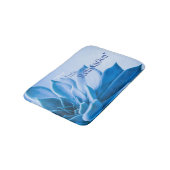 Lotus Blossom Memory Foam Bath Mat Badematte (Schrägansicht)