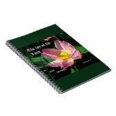 Lotus Blossom Nehemiah 8:10 Notizblock (Rechte Seite)