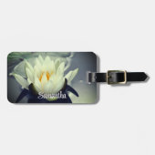 Lotus Blossom Personalisiert Gepäckanhänger (Vorderseite horizontal)