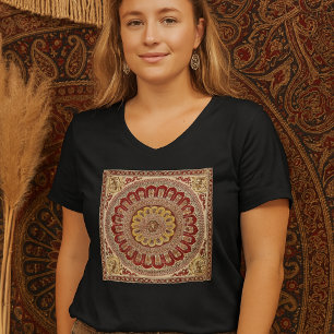 Lotus Blossom Petal aus dem alten Indien Boho T-Shirt