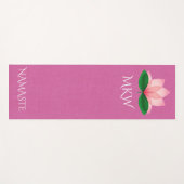 Lotus Blossom Yoga Mat Yogamatte (Vorderseite (Horizontal))