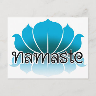 Lotus Blue Postkarte