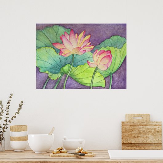 Lotus Blume #2 Poster Print (Küche)