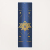 Lotus Blume 7 Golden chakras Yogamatte (Vorderseite)