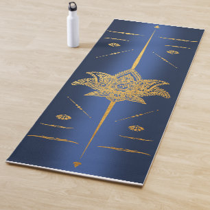 Lotus Blume 7 Golden chakras Yogamatte