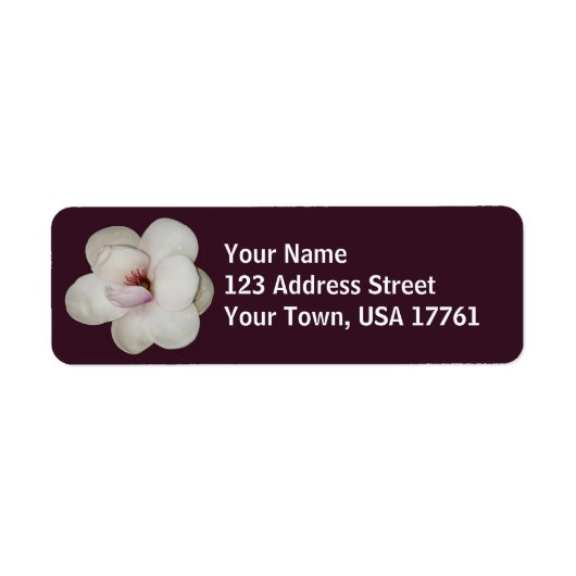 Lotus Blume Address Labels (Vorne)