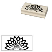 Lotus Blume Art Briefmarke Gummistempel (Stempel)
