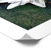 LOTUS BLUME ART POSTER (Ecke)
