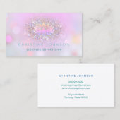 Lotus Blume Ästhetischer Salon Wellness-Center Visitenkarte (Vorne/Hinten)