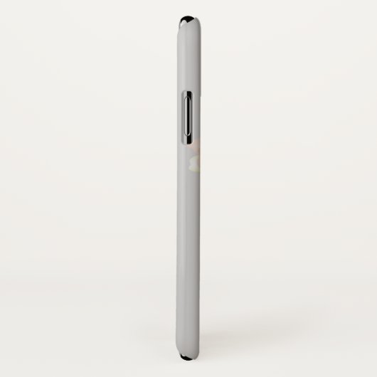 Lotus-Blume auf grau Case-Mate iPhone Hülle (Hinten/Rechts)