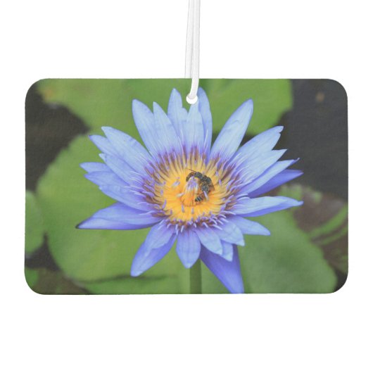 Lotus Blume Autolufterfrischer (Rückseite)