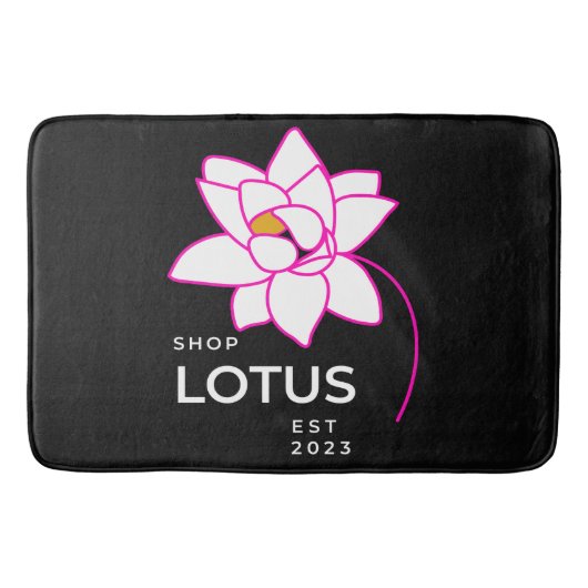 LOTUS-Blume Badematte (Vorderseite)