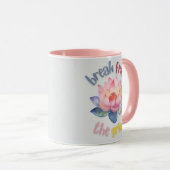 Lotus Blume BFTG Kaffee Tasse (VorderseiteRechts)
