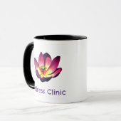 Lotus Blume Blühen Tasse (Vorderseite Links)