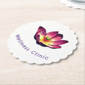 Lotus Blume Blühen Untersetzer (angewinkelt)