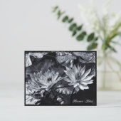 Lotus Blume, Blumengarten / Asien Postkarte (Stehend Vorderseite)