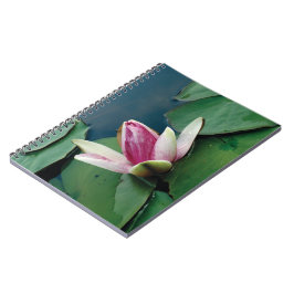 Lotus Blume Buddha Foto Notebook (80 Seiten B&W) Notizblock