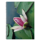 Lotus Blume Buddha Foto Notebook (80 Seiten B&W) Notizblock (Vorderseite)